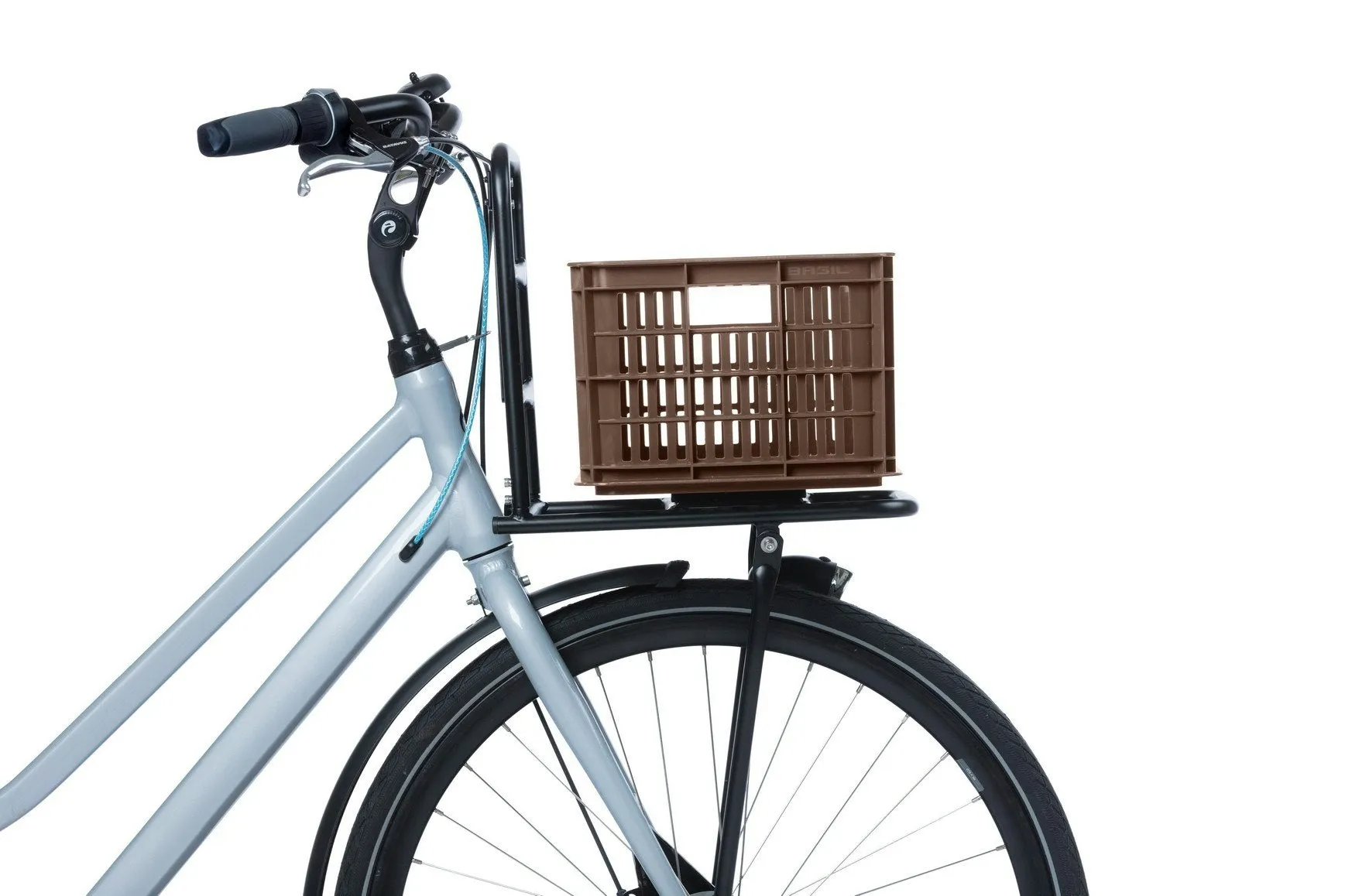 Basil Bicycle Crate Small 17.5L Chocolate Brown