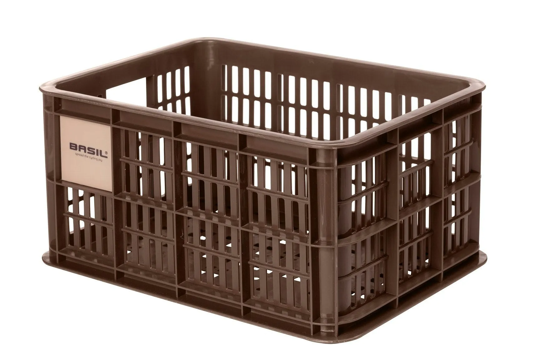 Basil Bicycle Crate Small 17.5L Chocolate Brown