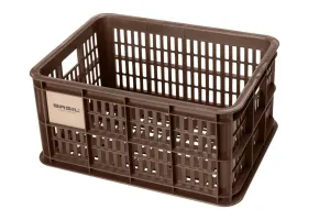 Basil Bicycle Crate Small 17.5L Chocolate Brown
