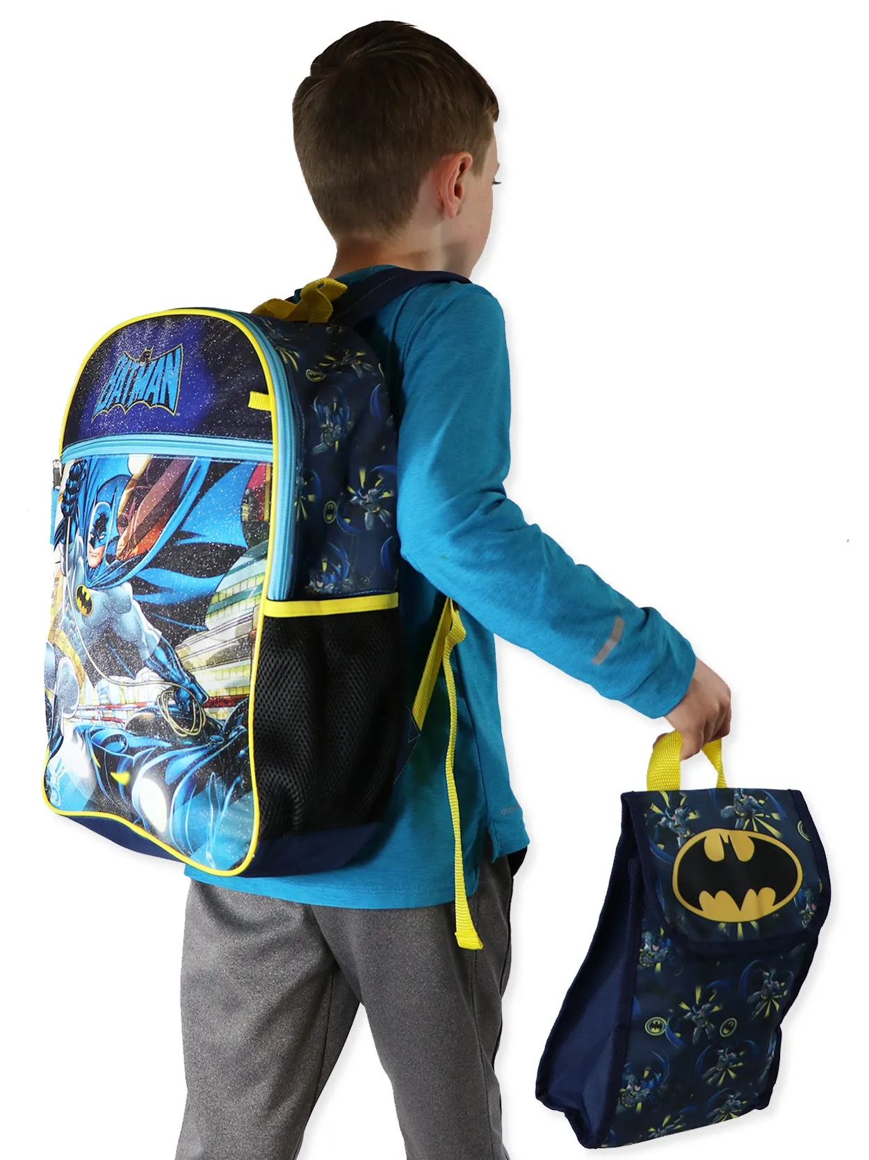 Batman 16" School Backpack Set