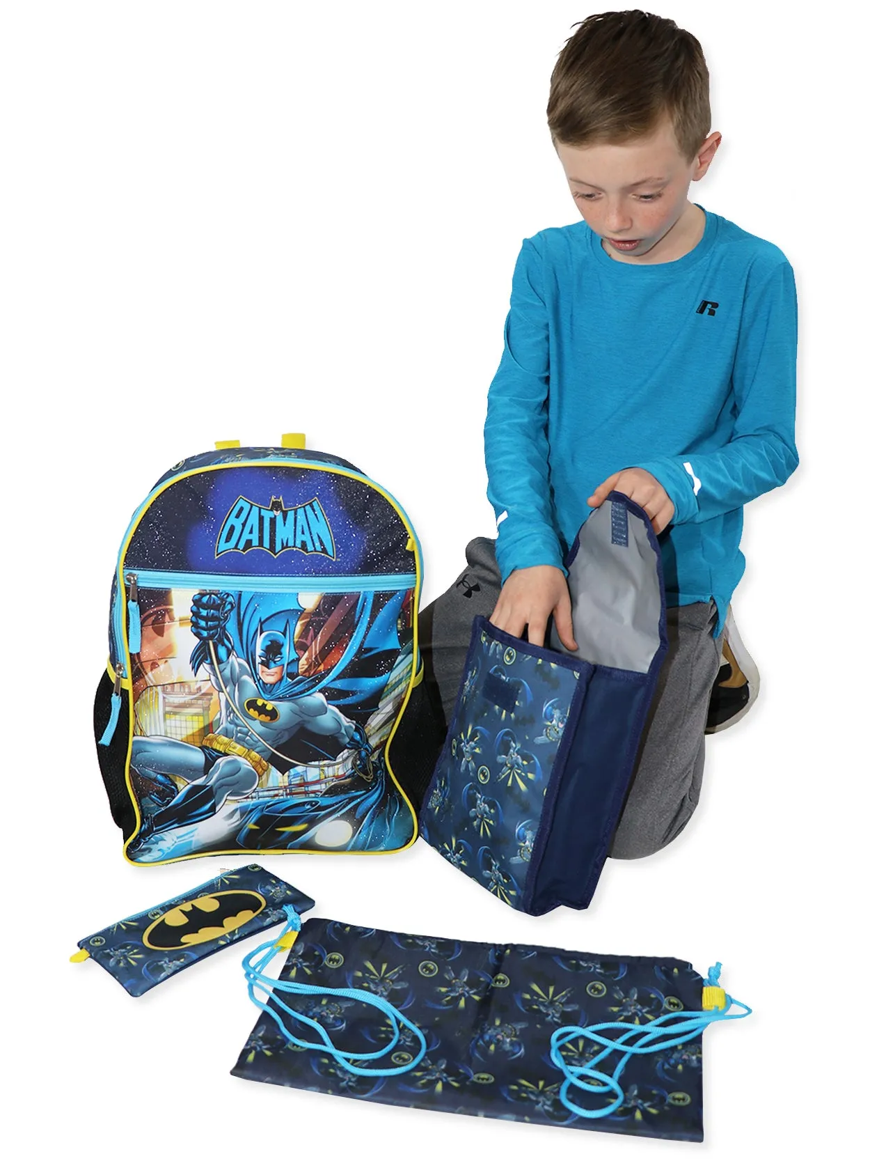 Batman 16" School Backpack Set