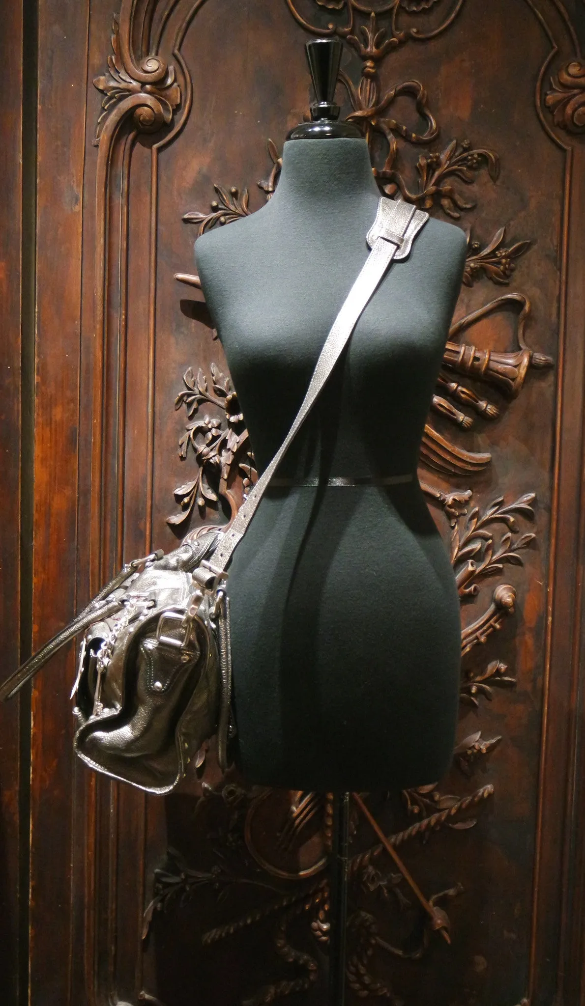 Be & D Metallic Studded Shoulderbag