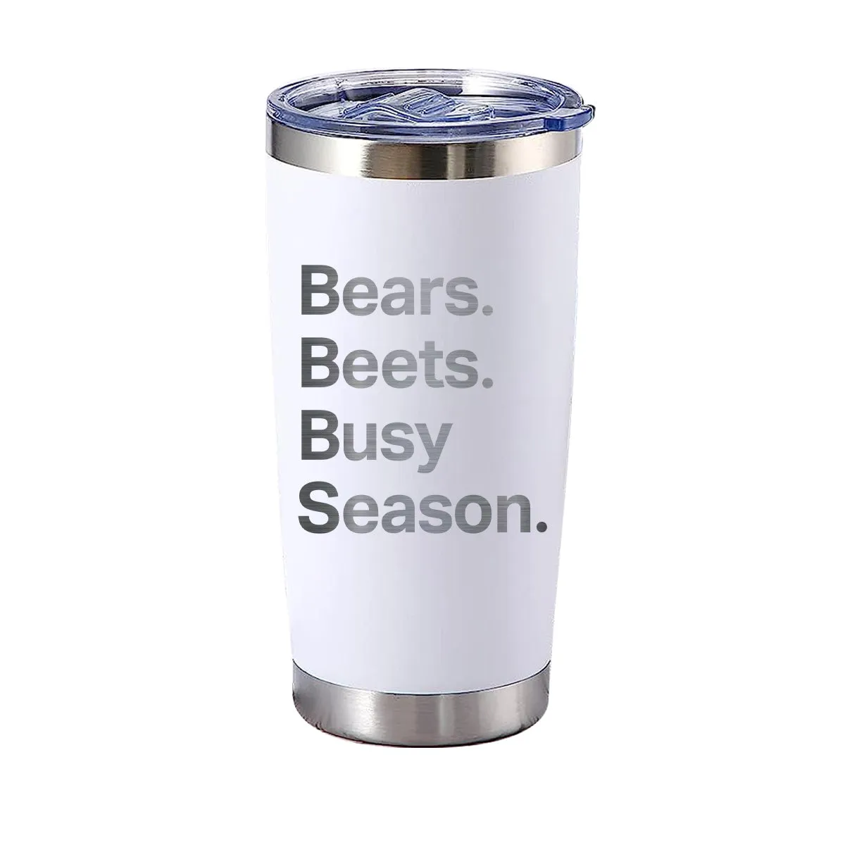 Bears Beets Busy Season Tumbler
