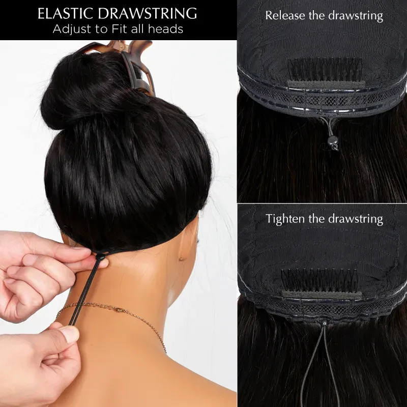 Beginner Friendly Ready to Wear Pre Cut Lace Super Natural Kinky Curly Wear Go Wig with Pre-bleached Knots & Plucked Hairline