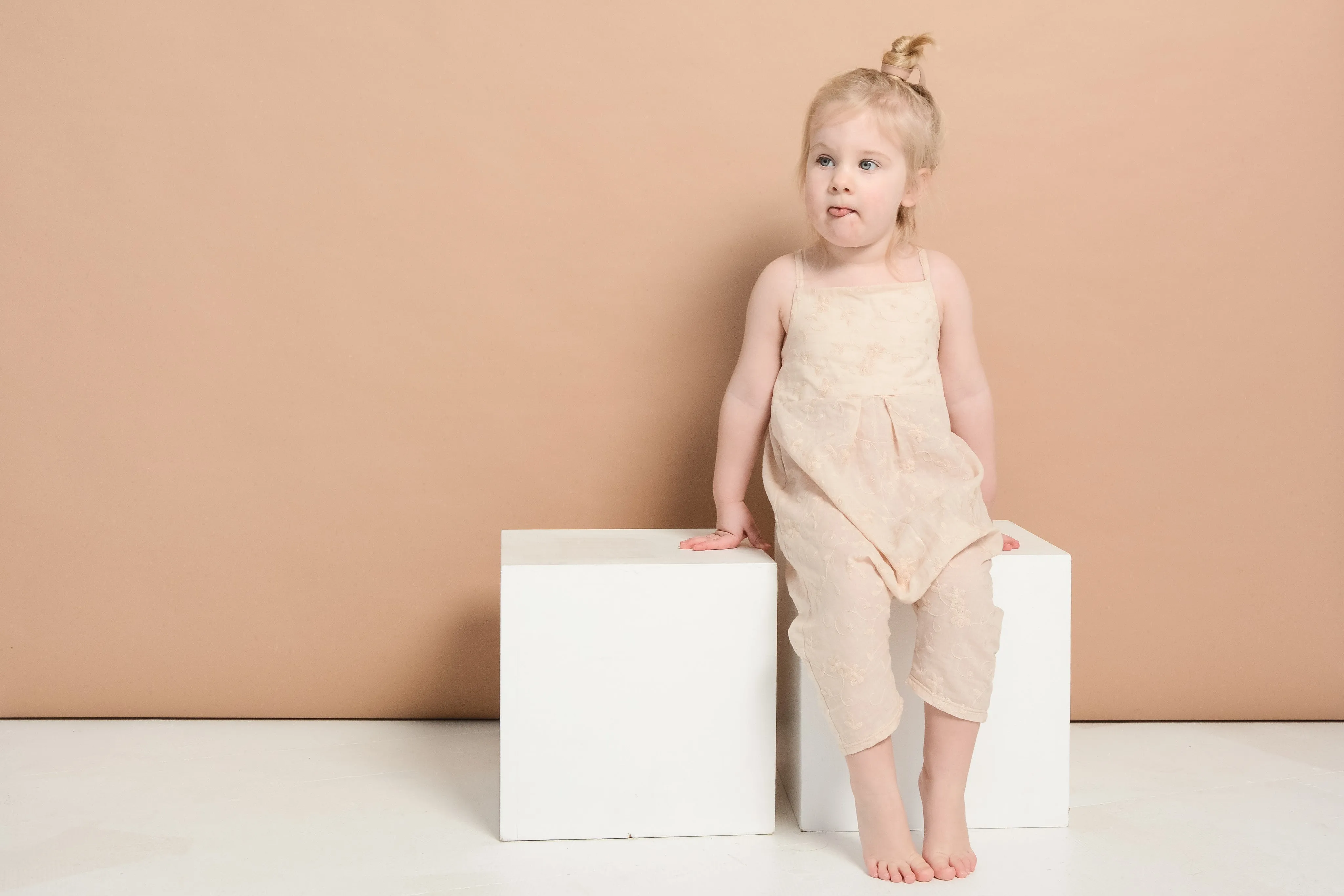 Beige Lace Playsuit