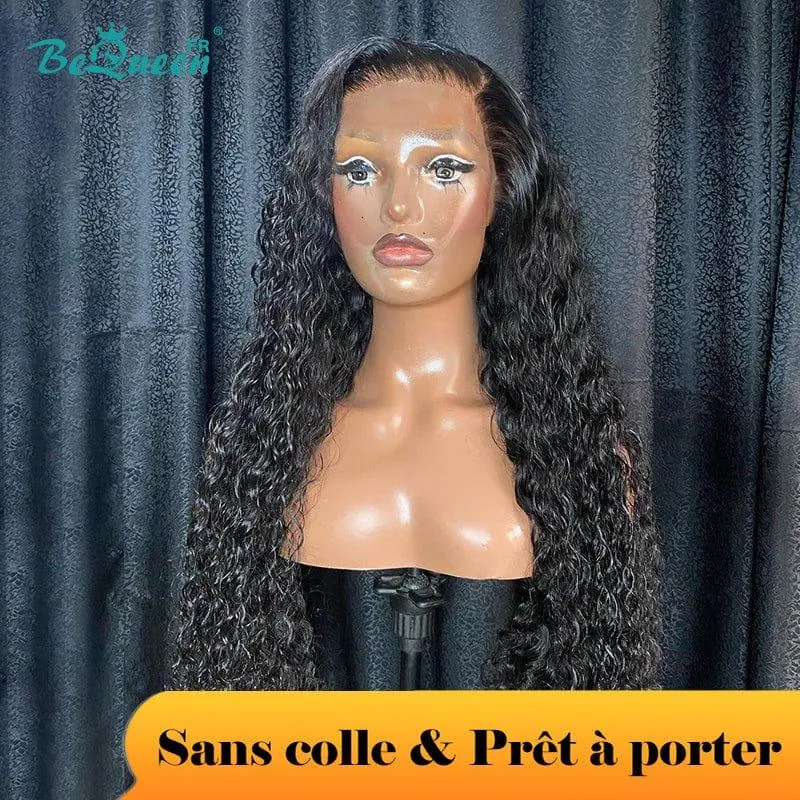 BeQueen "Sisi" Perruque Customisée Longue Water Wave Prêt à porter Sans Colle 4X4 Sans Colle 4X4 Petit Prix FOU