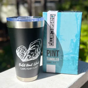 BHI Oysters 16 oz Pint Travel Tumbler