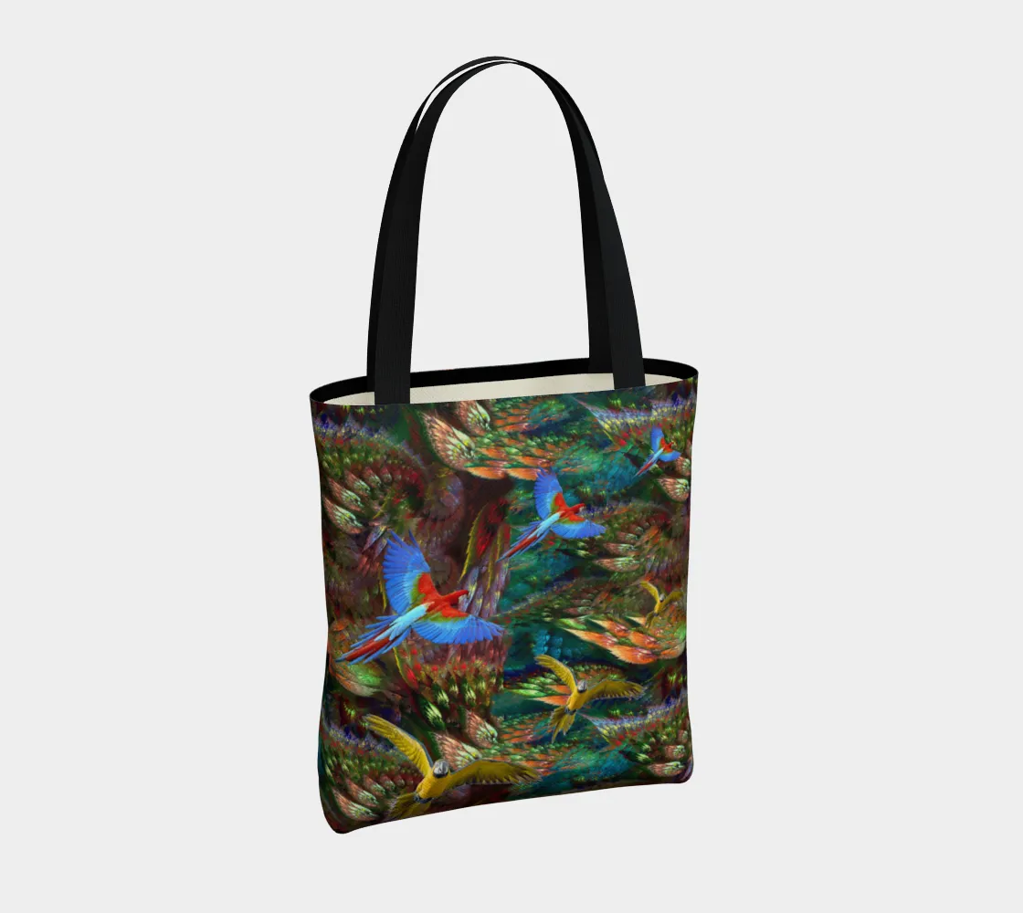 Birds Flickering Tote Bag