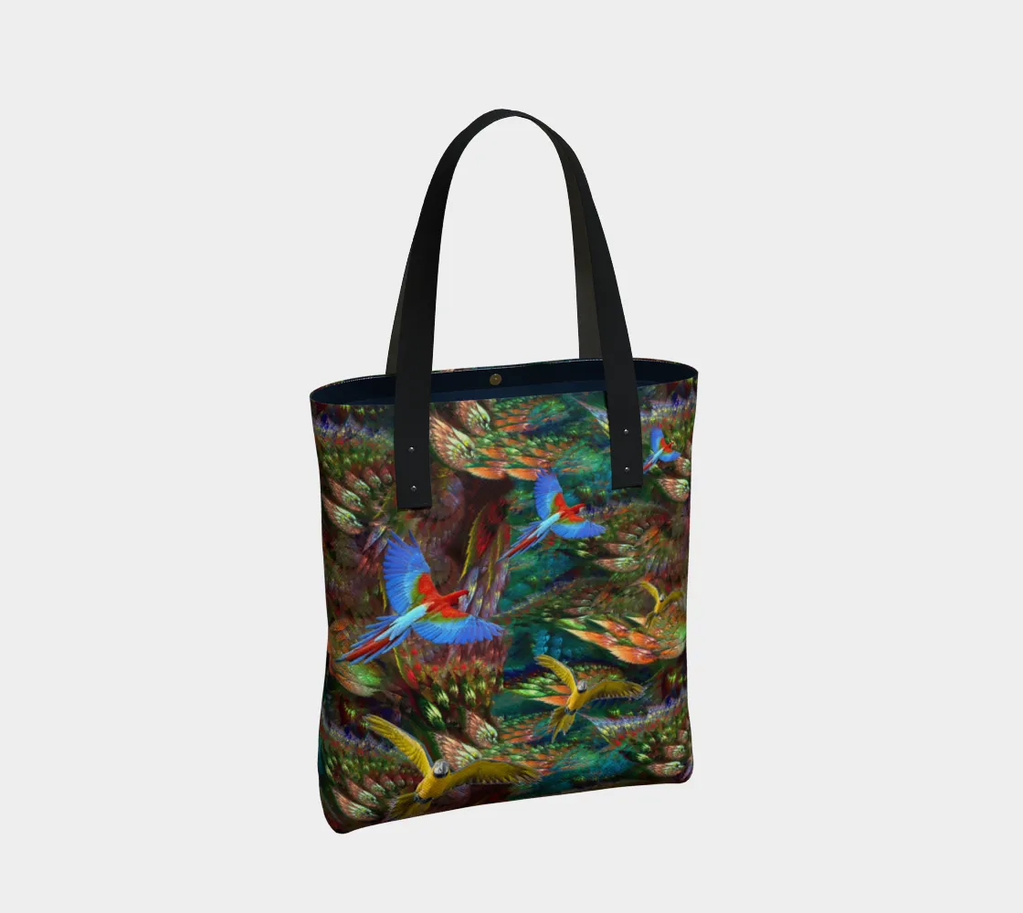 Birds Flickering Tote Bag