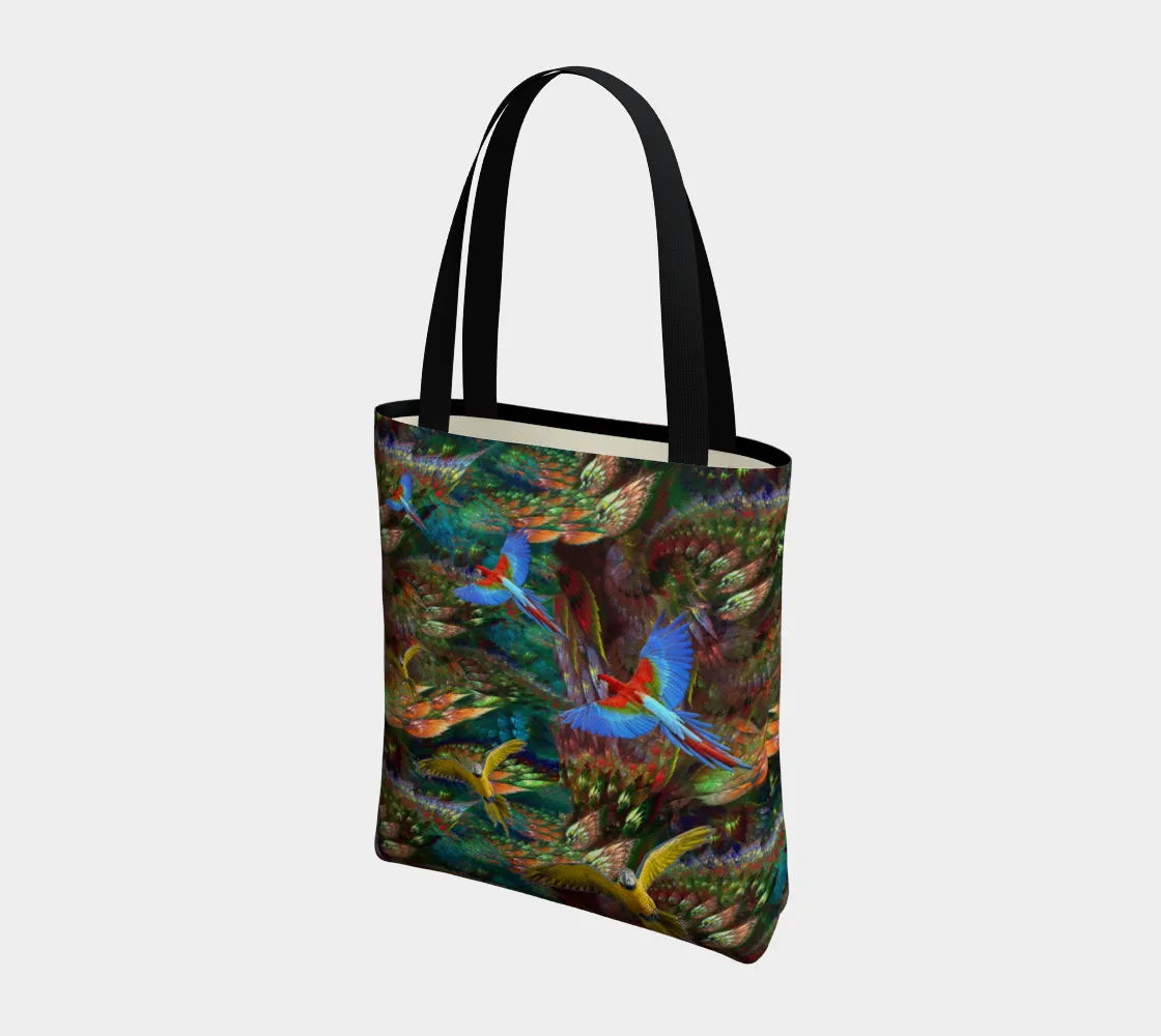 Birds Flickering Tote Bag