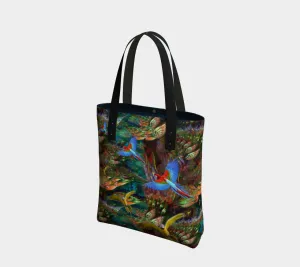 Birds Flickering Tote Bag