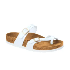 Birkenstock Mayari Birkoflor - Patent White- Regular
