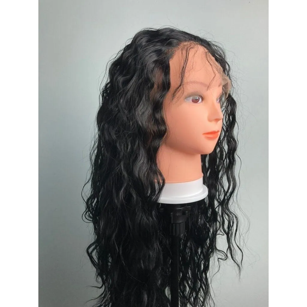Black Curly Wigs ,Kinky Curly Lace Front Wig