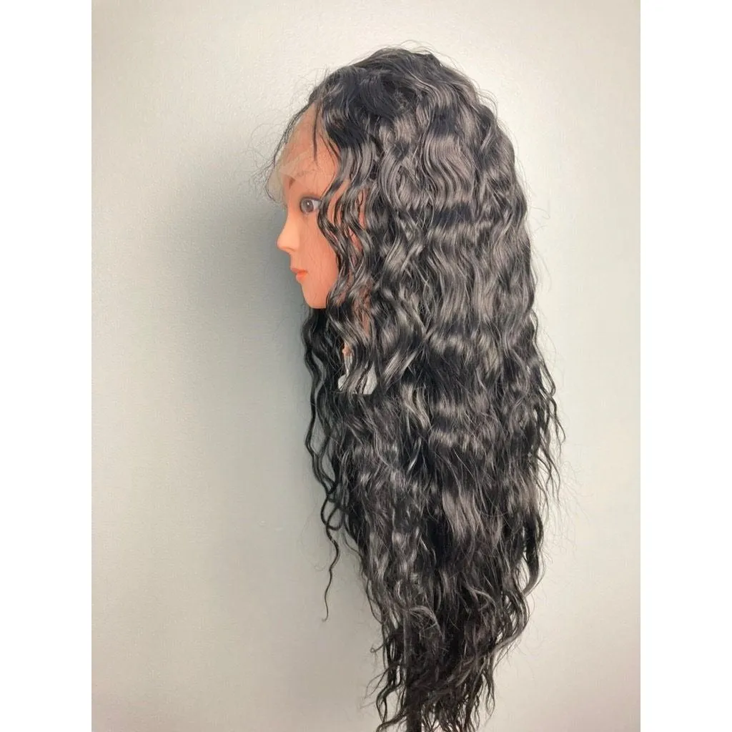 Black Curly Wigs ,Kinky Curly Lace Front Wig