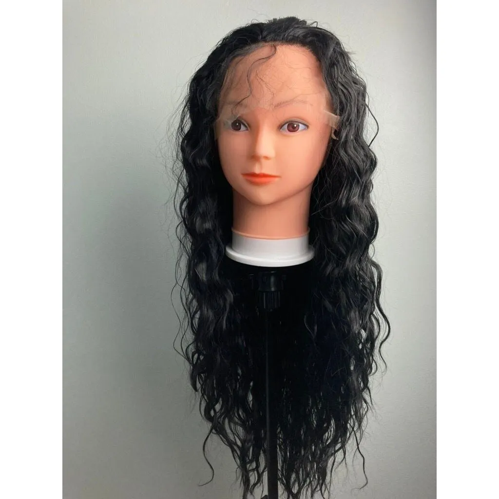 Black Curly Wigs ,Kinky Curly Lace Front Wig