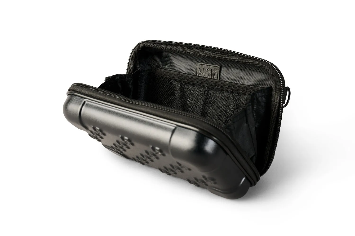 BLACK MATTE CROSS BODY BAG
