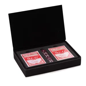 Black Playing Card Dice