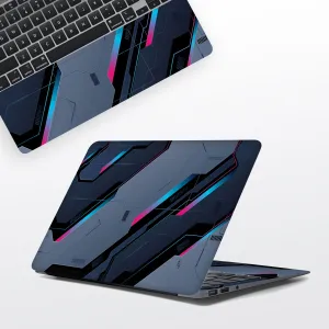 Black Techy Laptop Skin
