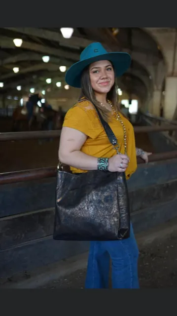 Black X-Large leather Tote