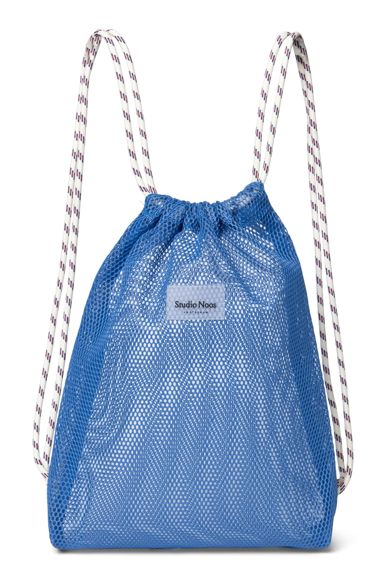Blue Mesh Gym Bag