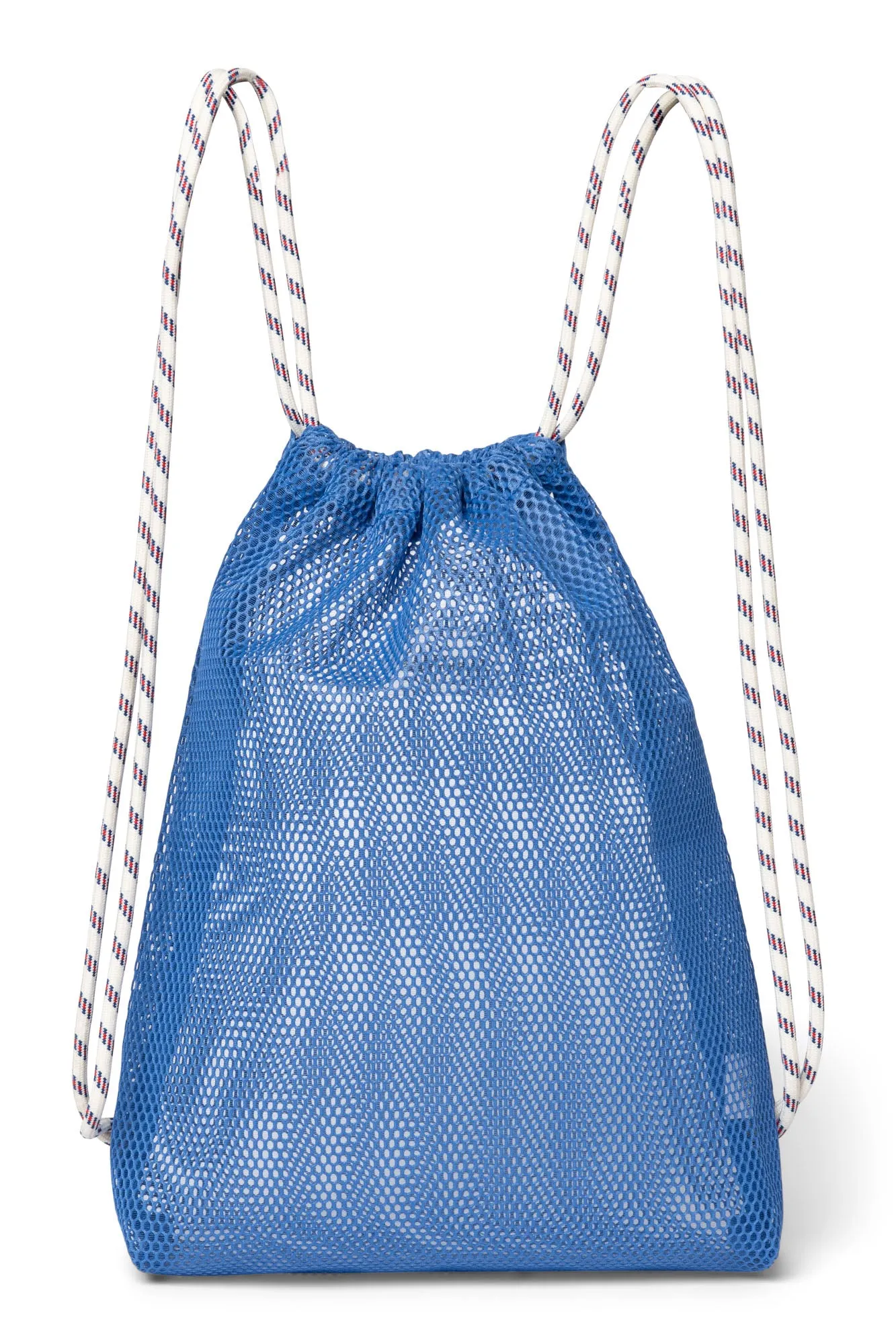 Blue Mesh Gym Bag