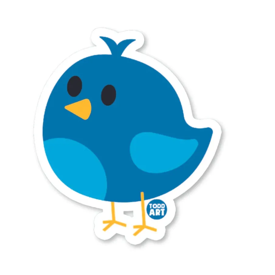 Boo-Boo Buddies Bluebird Sticker