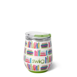 Book Club Stemless Wine Cup (12oz) by Swig (Ships in April)