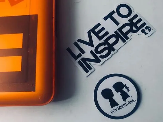 BOY MEETS GIRL® Live to Inspire Sticker
