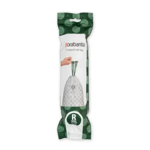 Brabantia PerfectFit Roll Pack Bin Liner Bags, R, 36 L x 10 Bags, Roll Pack