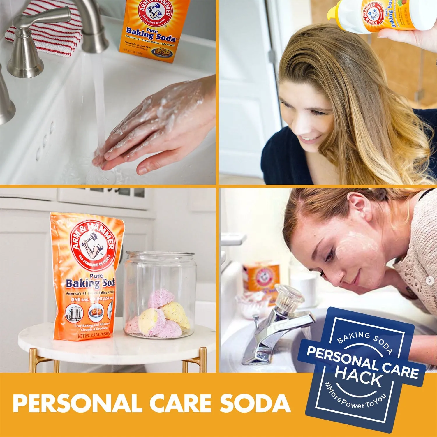 Bột Baking Soda Arm & Hammer Pure của Mỹ 454g