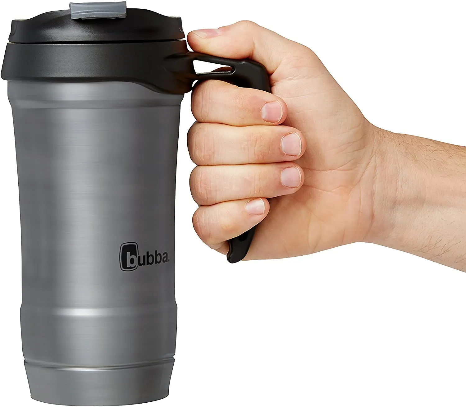 Bubba Hero Vacuum Insulated Stainless Steel Travel Mug with Handle, 18 oz. Gunmetal