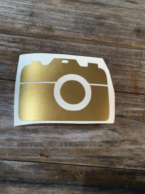 Camera Vinyl Decal