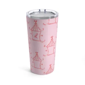Candy Cane Pagoda Tumbler 20oz