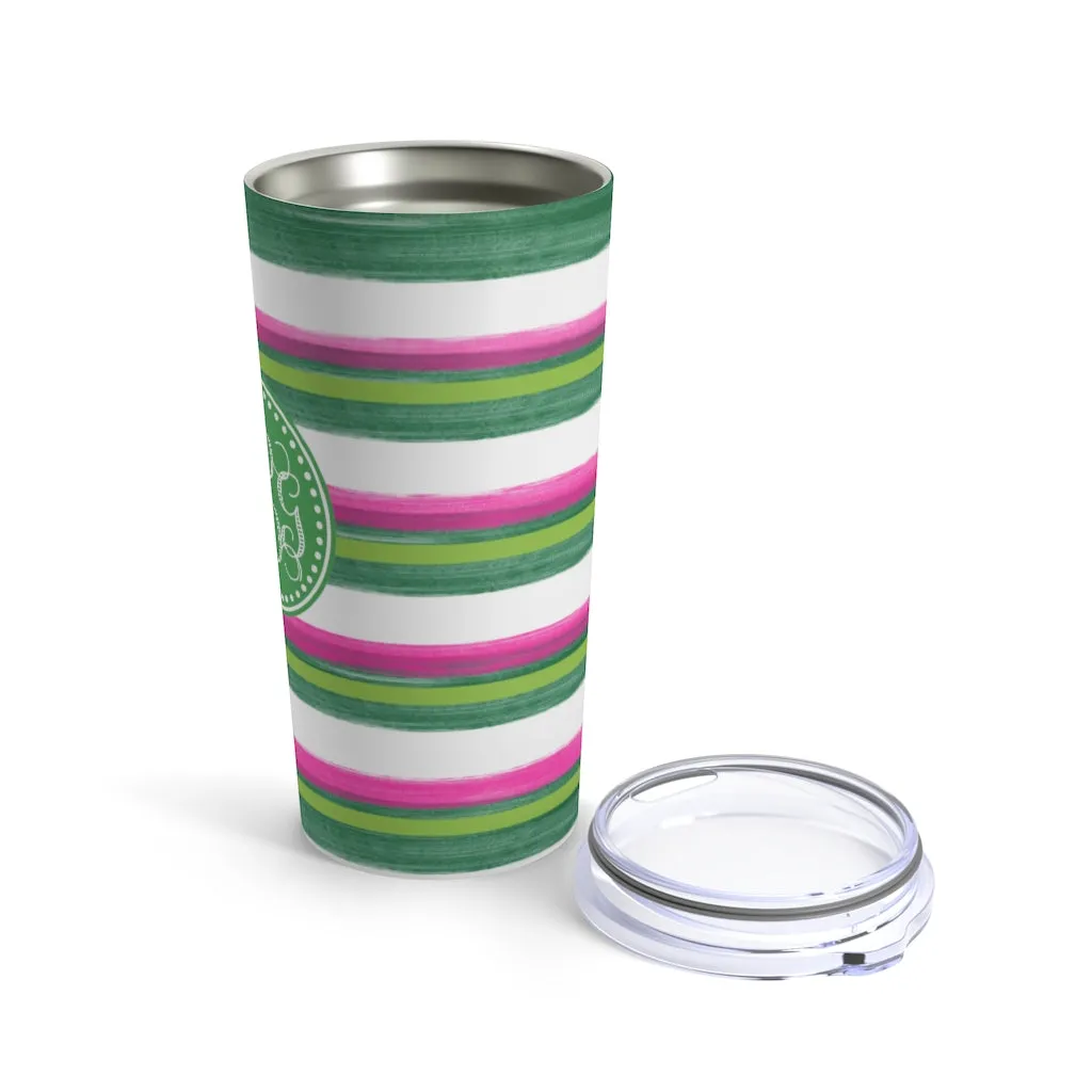 Candy Stripe Tumbler 20oz