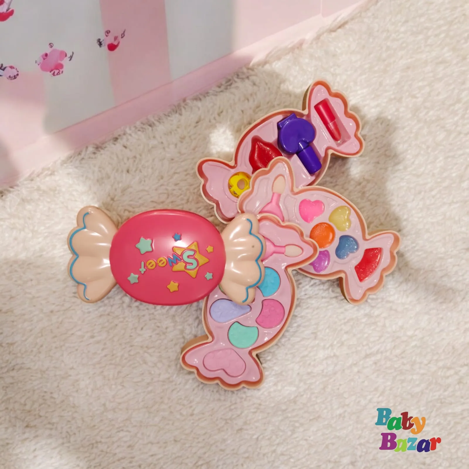 Candy-Themed Kids' Makeup Set – Fun and Fashion for Ages 3 