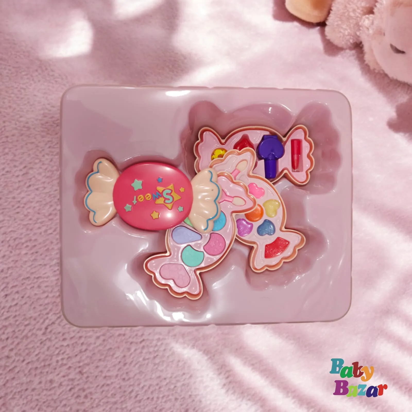 Candy-Themed Kids' Makeup Set – Fun and Fashion for Ages 3 