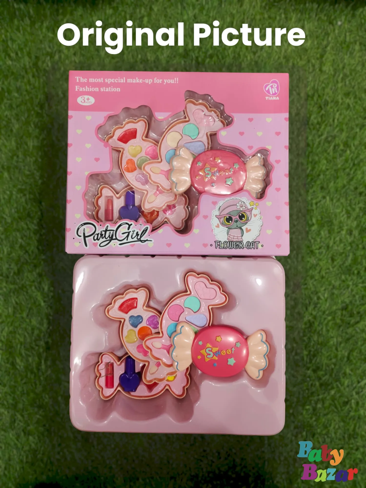 Candy-Themed Kids' Makeup Set – Fun and Fashion for Ages 3 