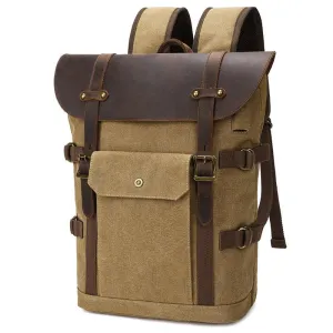 Canvas Backpack Men's 15.6 Computer Bag