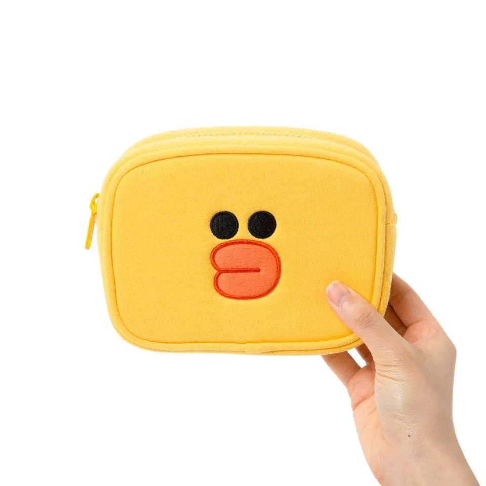 Cartoon brown bear makeup bag