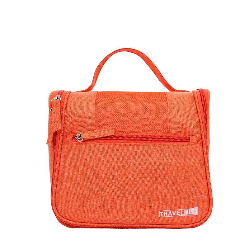 Cationic Solid Color Wash Portable Cosmetics Storage Can Cosmetic Bags