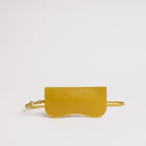 Ceci Sunglass Case in Chartreuse
