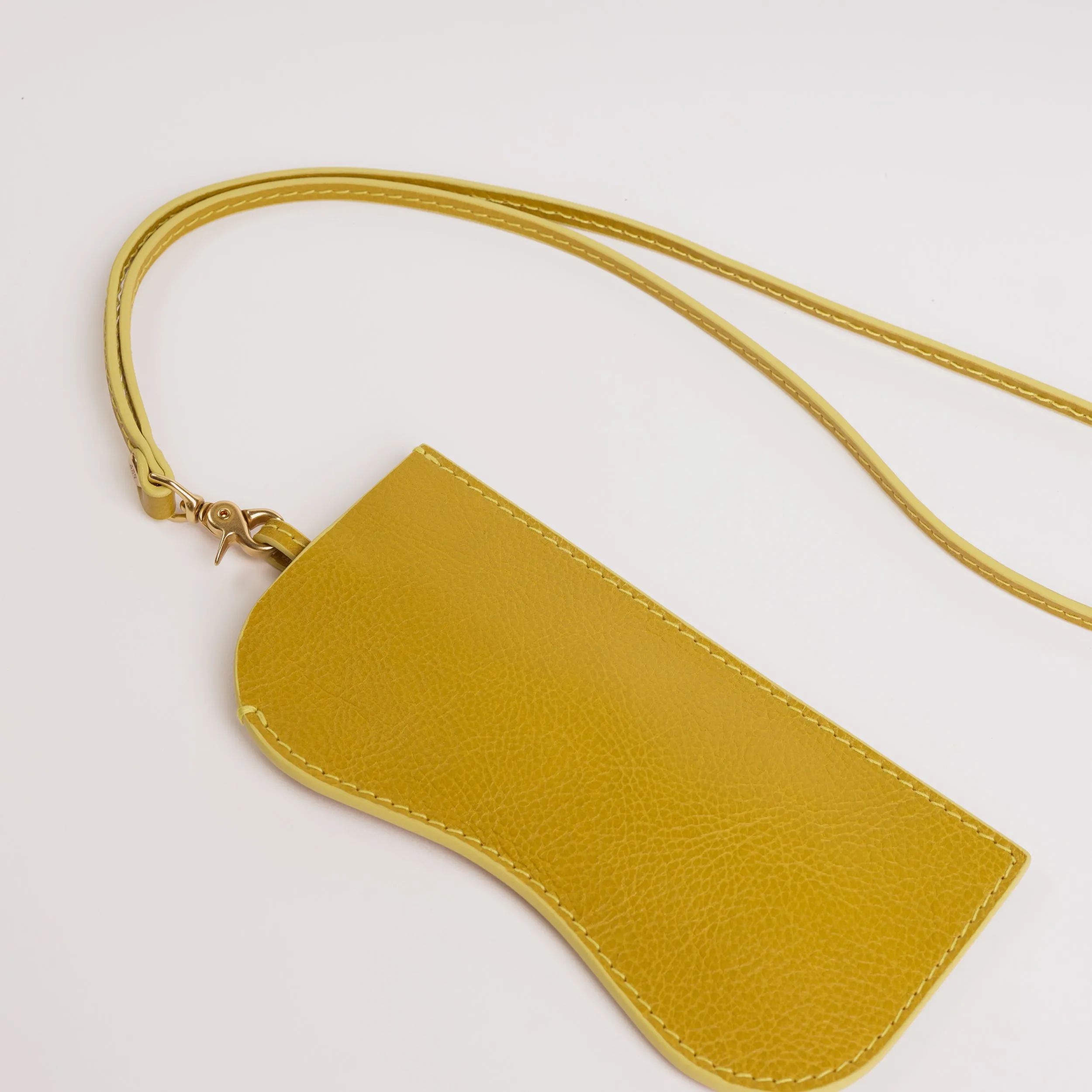 Ceci Sunglass Case in Chartreuse