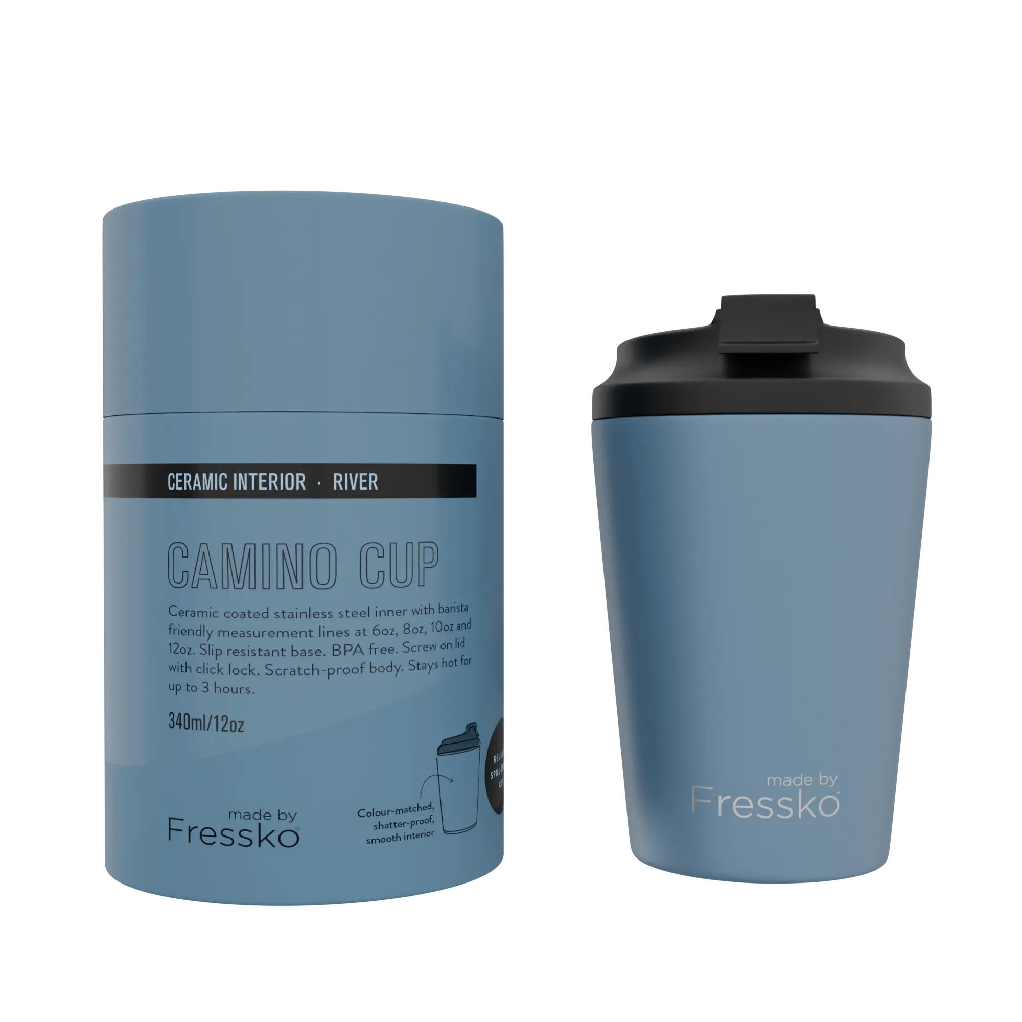 Ceramic Camino Coffee Cup - River