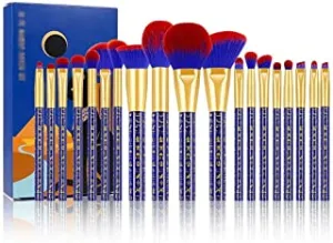 CFSNCM 19pcs Makeup Brushes Set Foundation Powder Eye Shadow Eyeliner Eyelash Make Up Brush Cosmetic Beauty Makeup brush Tools