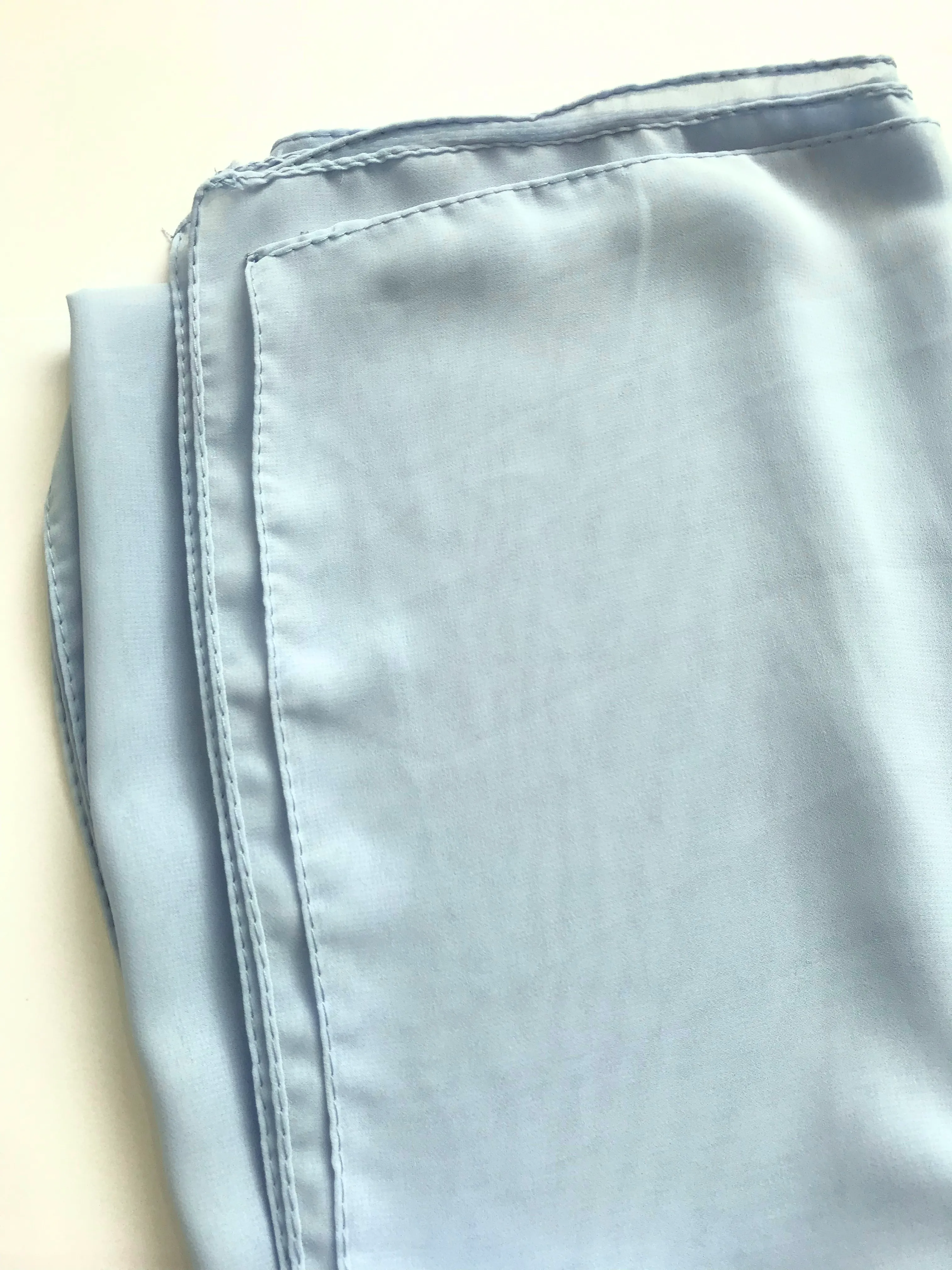 Chiffon Scarf - Rectangle (Blues)
