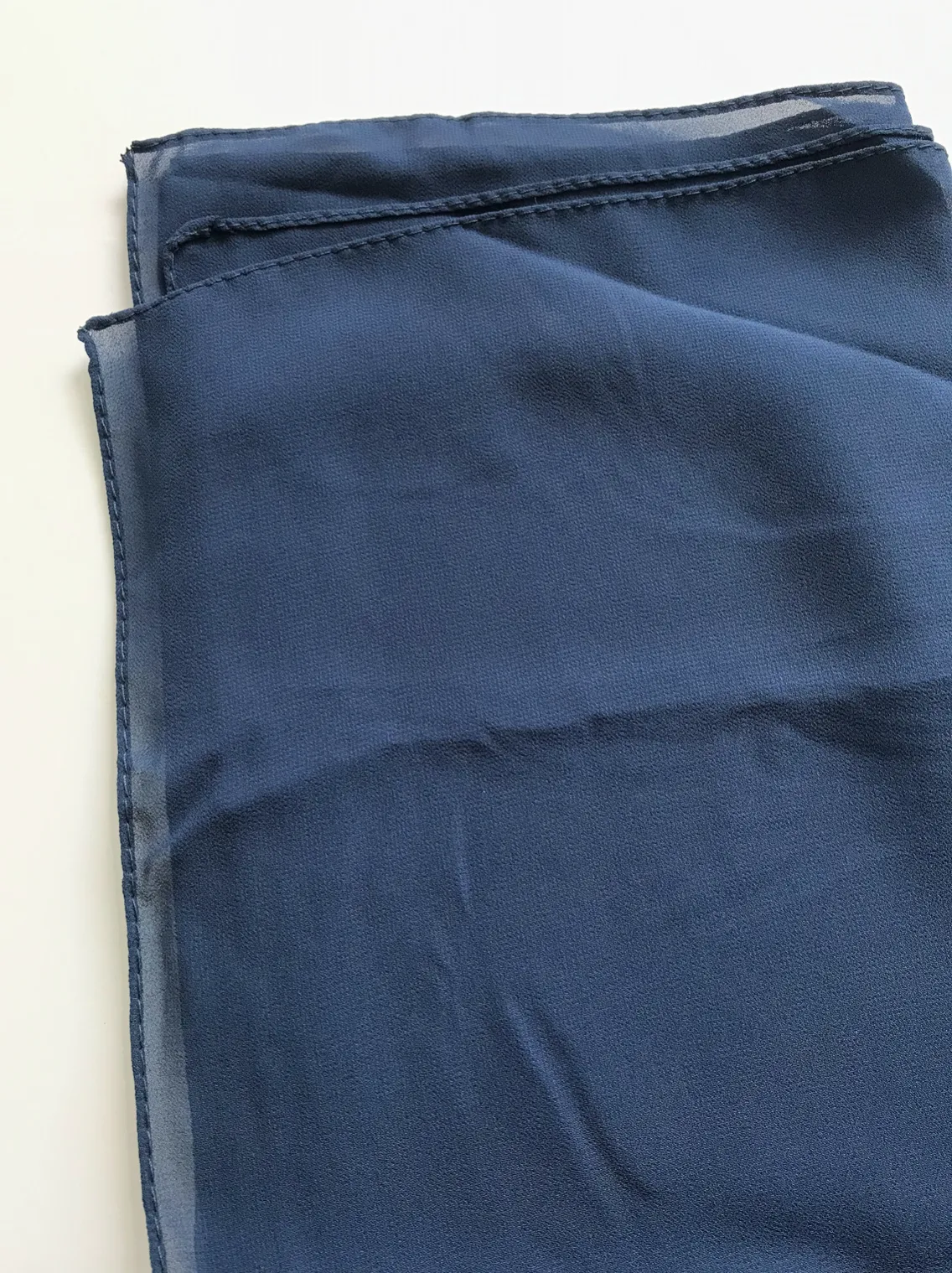 Chiffon Scarf - Rectangle (Blues)