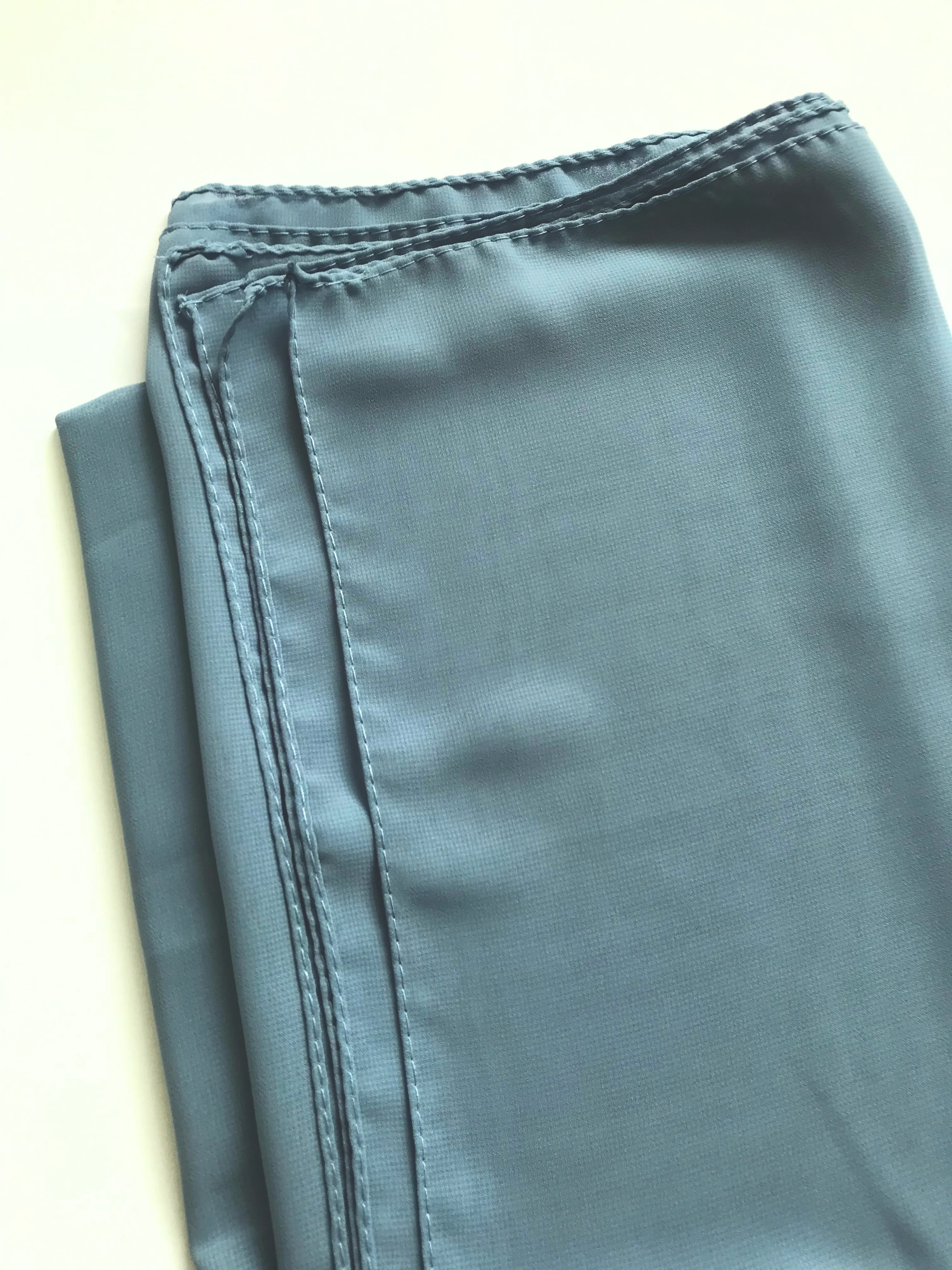 Chiffon Scarf - Rectangle (Blues)