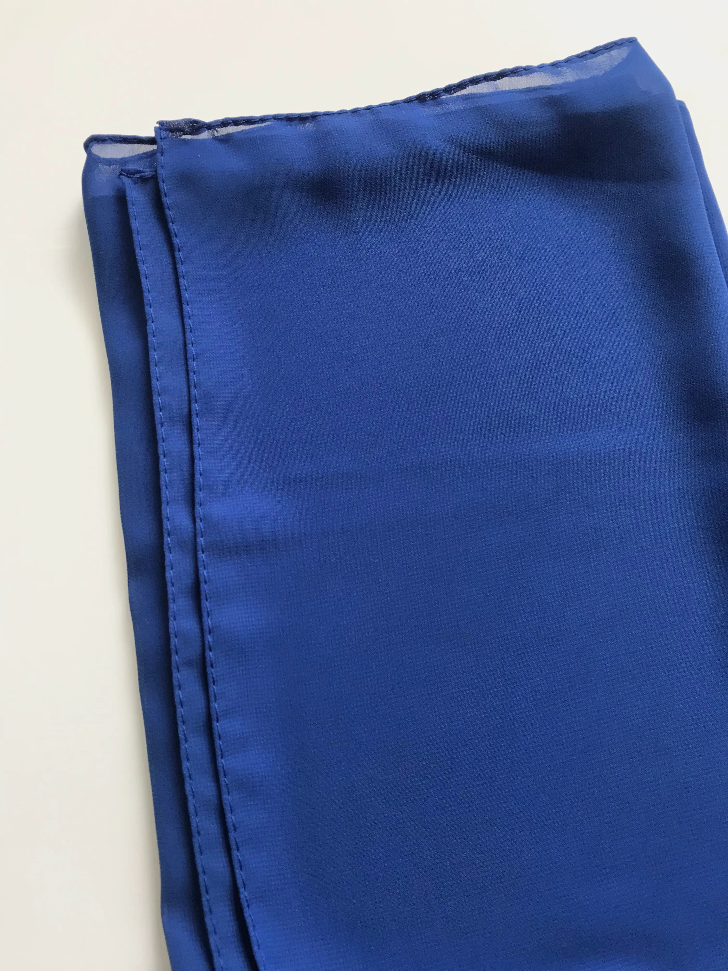 Chiffon Scarf - Rectangle (Blues)