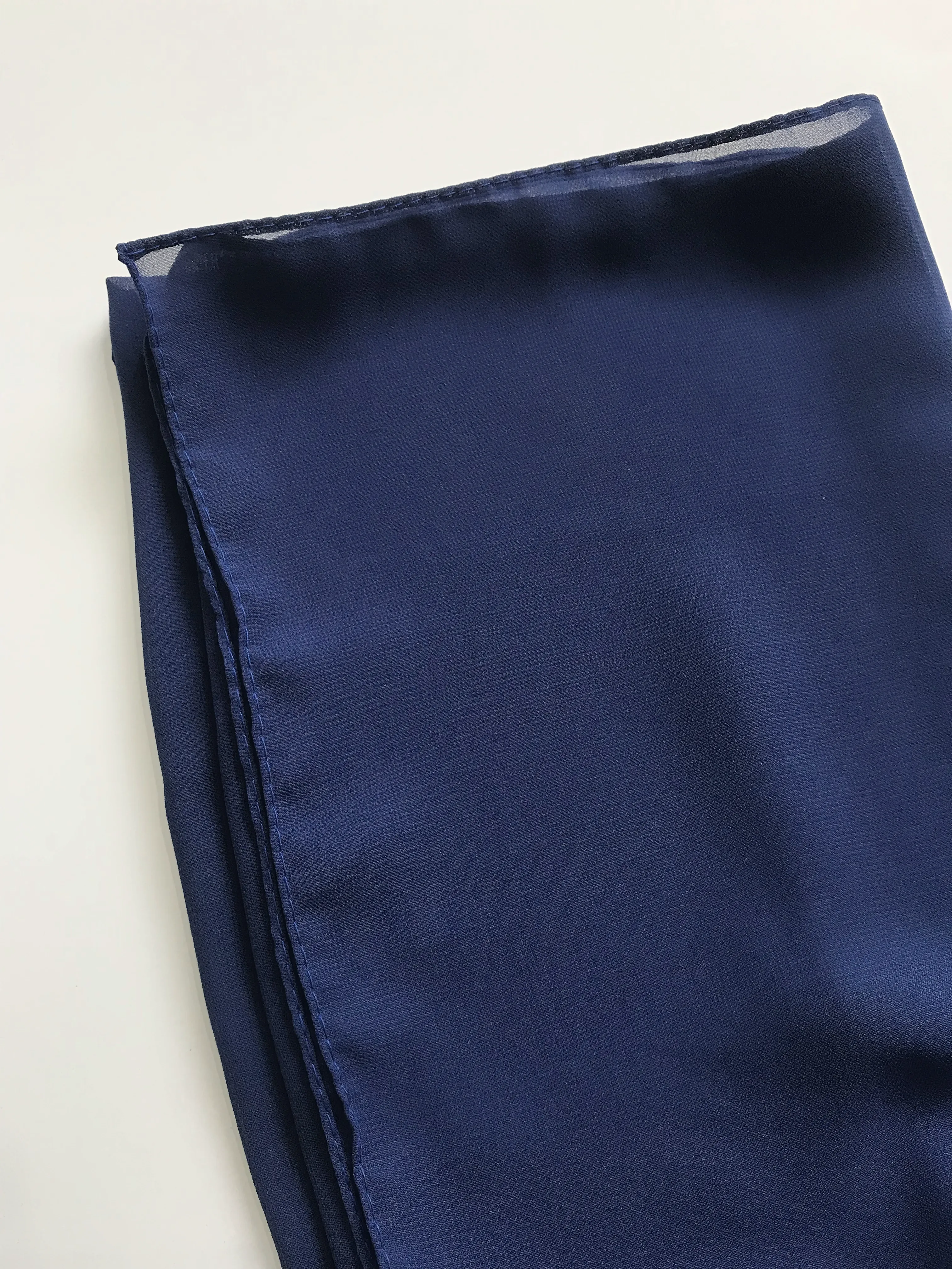 Chiffon Scarf - Rectangle (Blues)