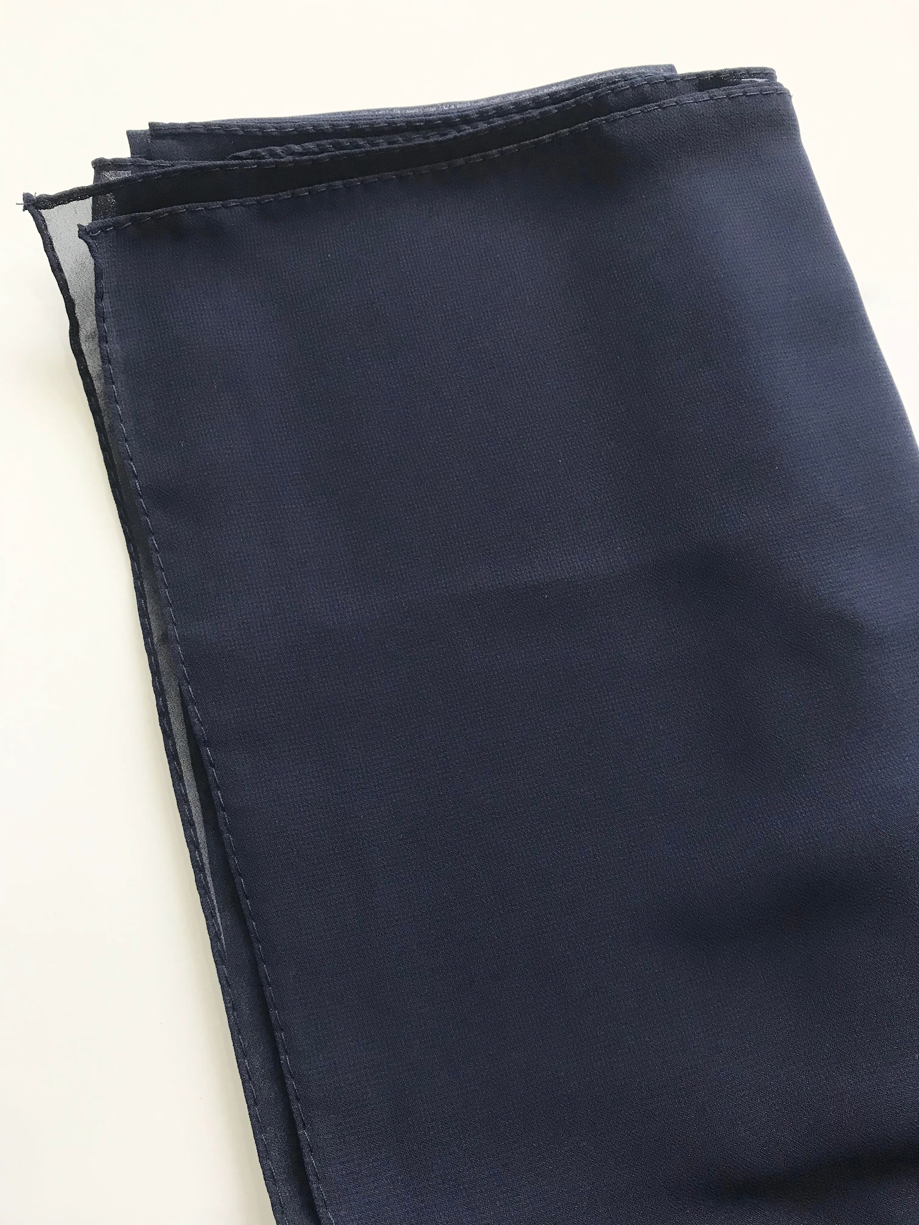 Chiffon Scarf - Rectangle (Blues)